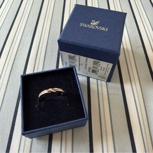 Swarovski curly ring 5120539 white size 55